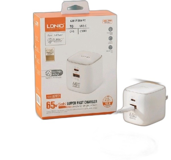 ITEM ACCESORIOS CARGADOR Cargador LDNIO 65W TC        P3