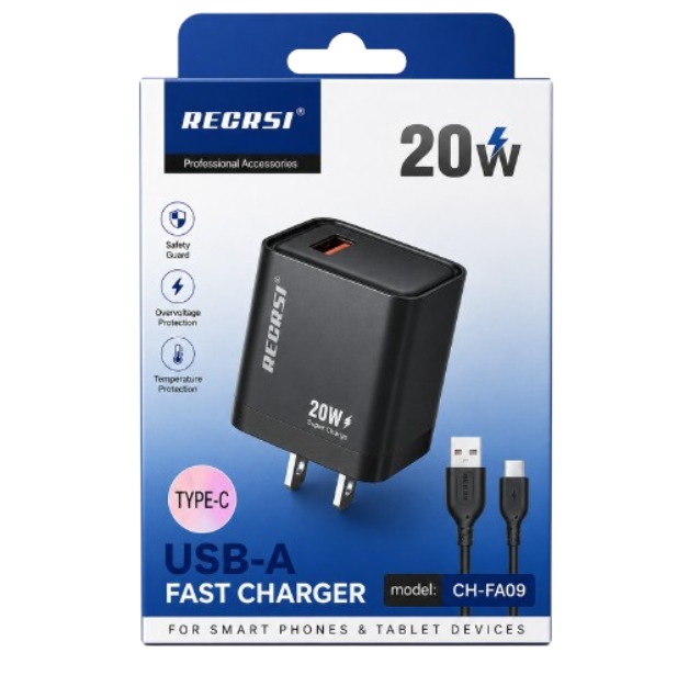 ITEM ACCESORIOS CARGADOR CR RECRSI 20W TC       CH-FA09 P7