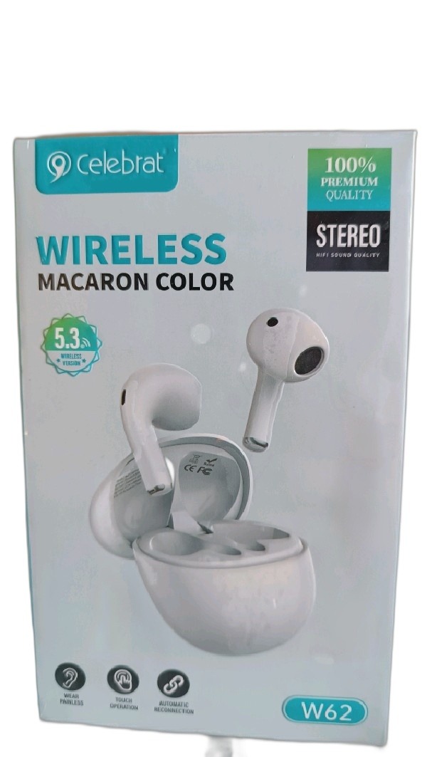 ITEM ACCESORIOS AURICULAR Celebrat W62       Audífono Bluetooth P585 P45