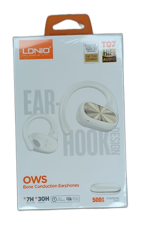 ITEM ACCESORIOS AURICULAR AUDIFONO LDNIO T07       BLUETHOOTH OWS P91