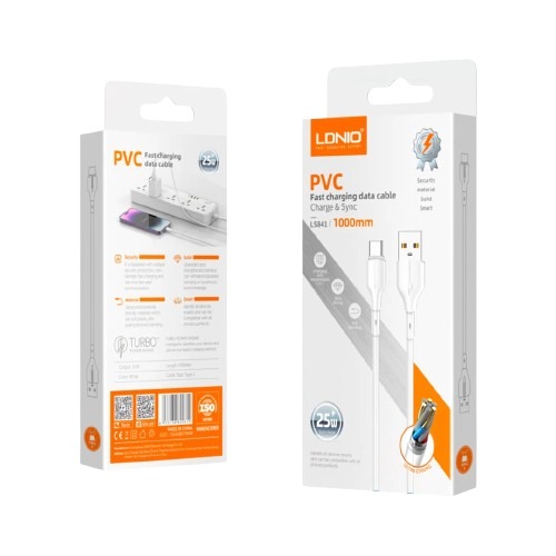ITEM ACCESORIOS CABLE CB LDNIO TC 25W 1M        P911