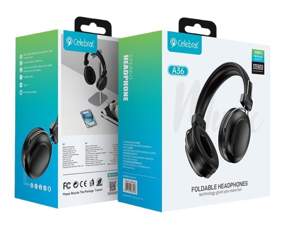 ITEM ACCESORIOS AURICULAR ARO/OREJERAS CELEBRAT A36       BLUETOOTH P185