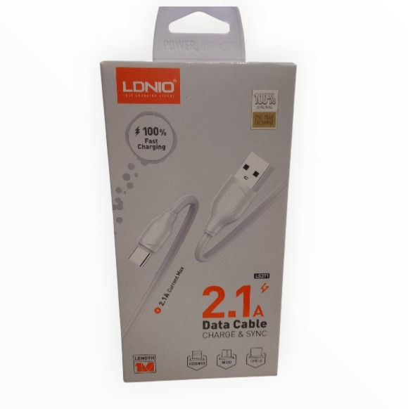 ITEM ACCESORIOS CABLE CB LDNIO USB TC 2.1A 1M http://www.ldnio.com       P920