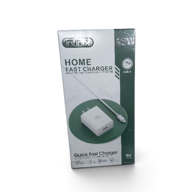 ITEM ACCESORIOS CARGADOR Cargador infinitix 45W TC        P221