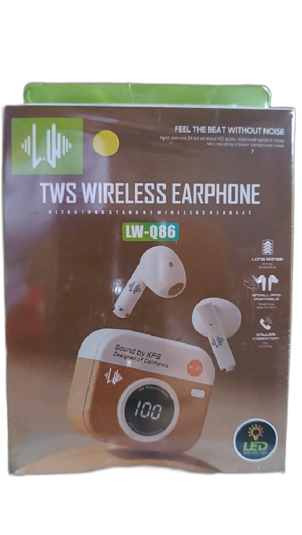 ITEM ACCESORIOS AURICULAR TWS LW- Q86       Audífono Bluetooth P592 P282