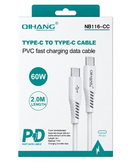 ITEM ACCESORIOS CABLE Cable QH  NB116- C-C 2M       60w P397