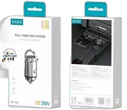 ITEM ACCESORIOS CARGADOR Cargador vehículo DADU 35W 6924062700033      Cargador vehículo DADU 35W P505 P425