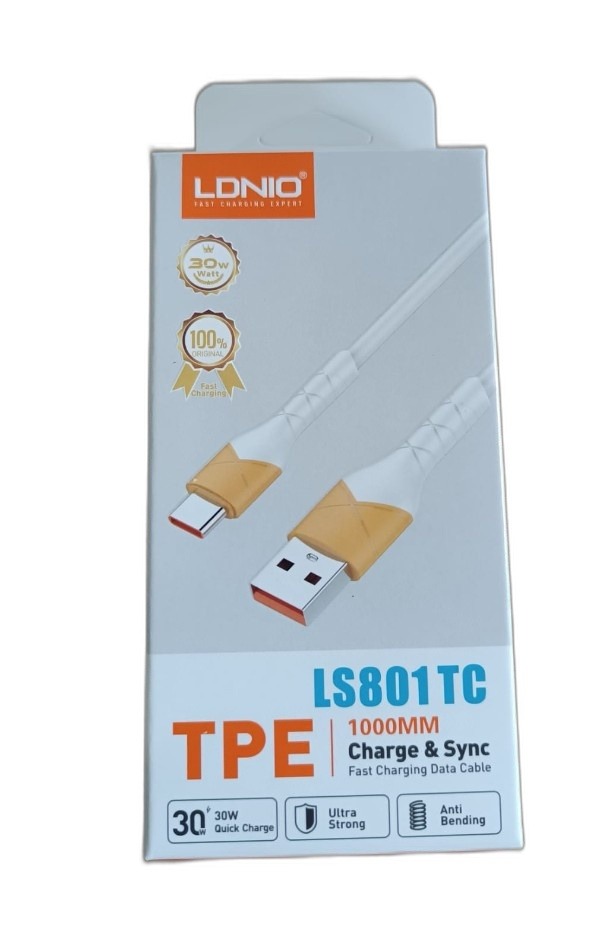 ITEM ACCESORIOS CABLE CB LDNIO 801 USB-TC       30W P437