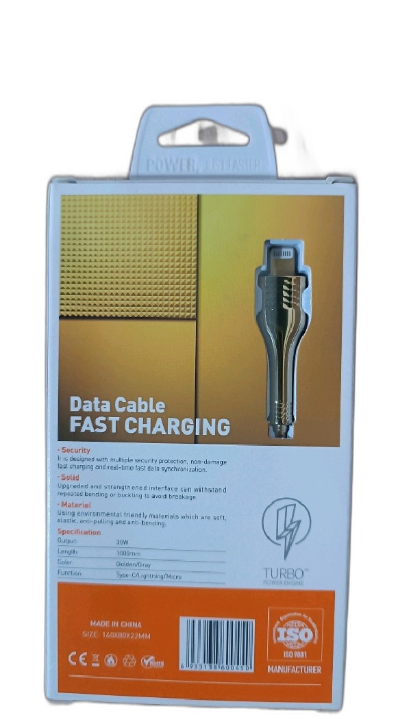 ITEM ACCESORIOS CABLE Cable YO-YO USB-Lightnintg       30W 1M LS651 cable usb-iphone P511