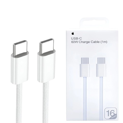 ITEM ACCESORIOS CABLE CABLE C-C 60W 1M       CABLE CAC 60W 1M IP 16 PRO MAX P521