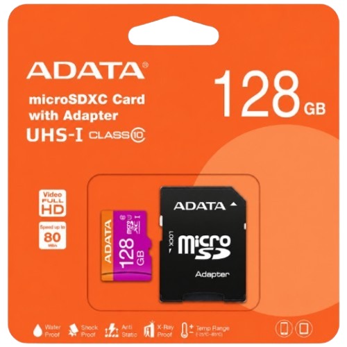 ITEM ACCESORIOS MEMORIA SD ADATA 128GB V10       Memoria micro 128 GB P582