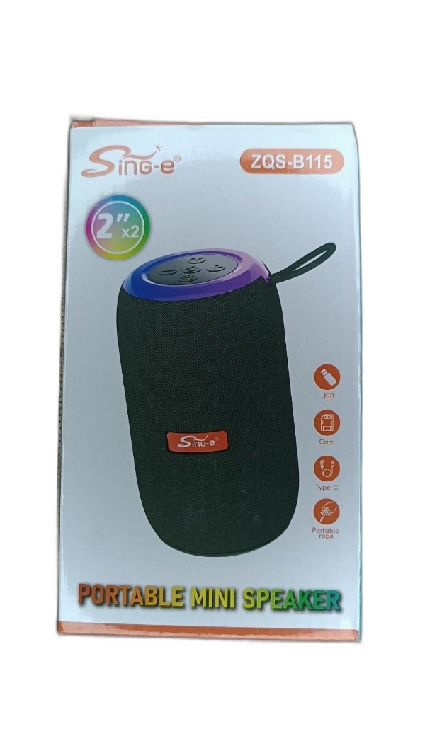 ITEM ACCESORIOS REPRODUCTOR BOCINA ZQS-B115 2"x2       BLUETHOOTH P610