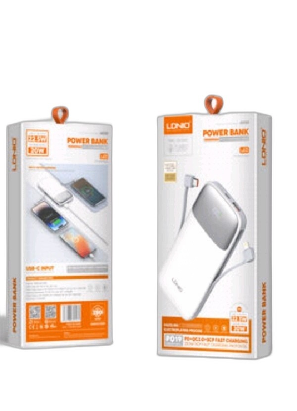 ITEM ACCESORIOS POWER BANK Powerbank ldnio 2,0000 PQ20        P624