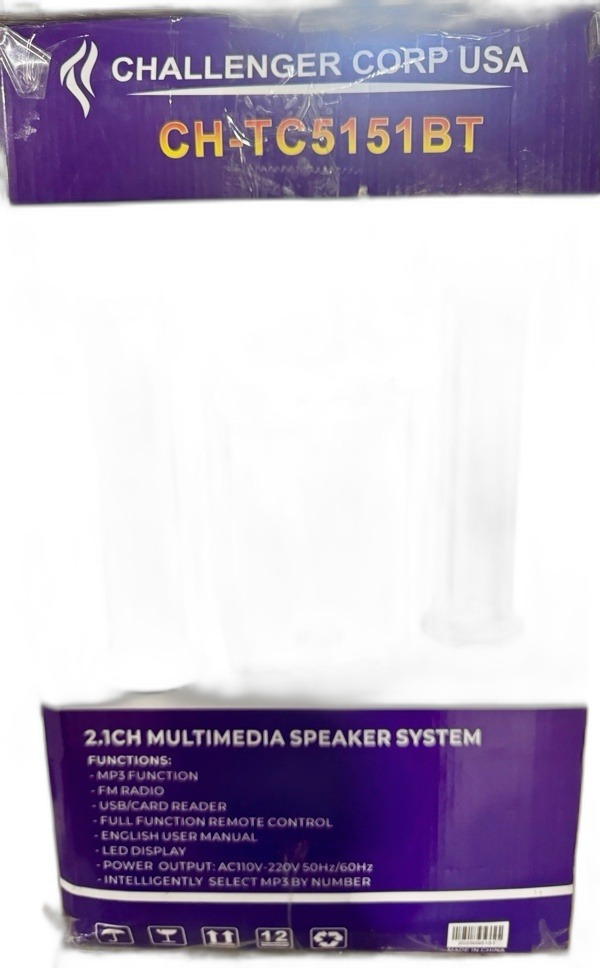 ITEM ACCESORIOS REPRODUCTOR Teatro en casa CH TC 5151 BT       Teatro en casa CH TC 5151 BT P665