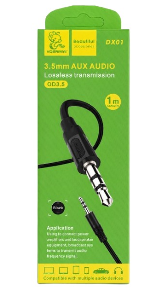 ITEM ACCESORIOS CABLE CB AUXILIAR DX01 1M        P905