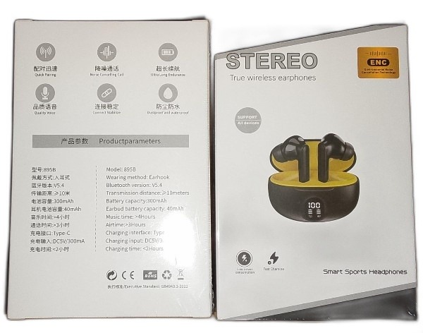 ITEM ACCESORIOS AURICULAR AUDIFONOS 895B       AUDIFONO BLUETHOOTH 895B P659 P677