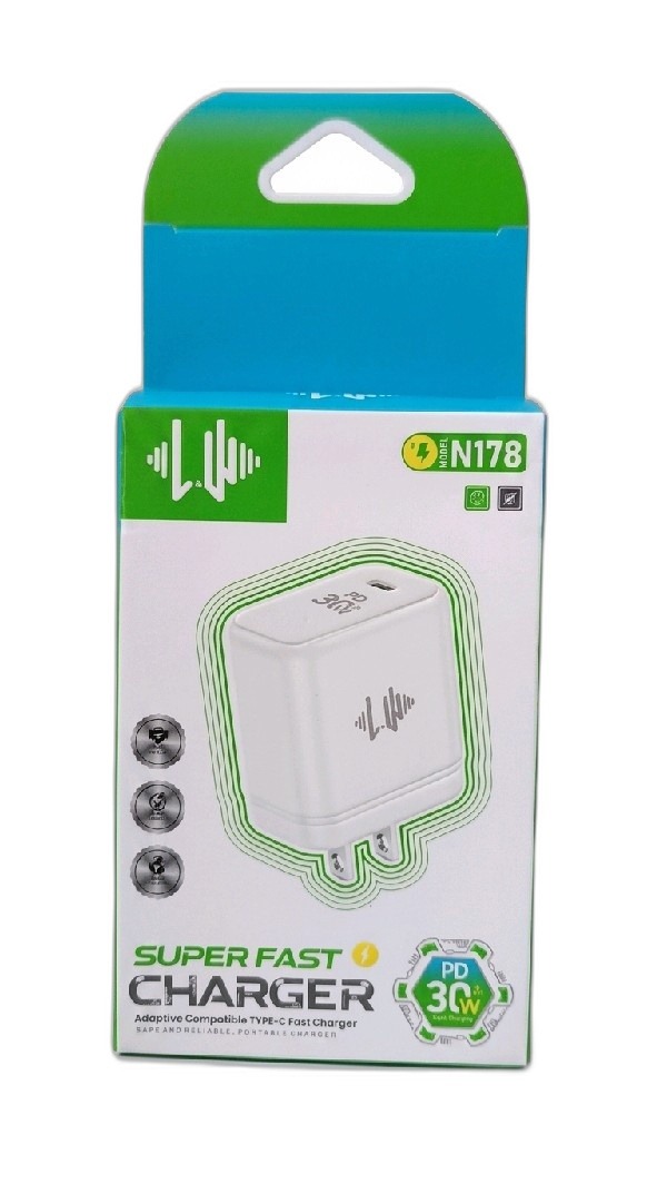ITEM ACCESORIOS CUBO CUBO N178 30W TC 9920250225033      Super fast charger P717