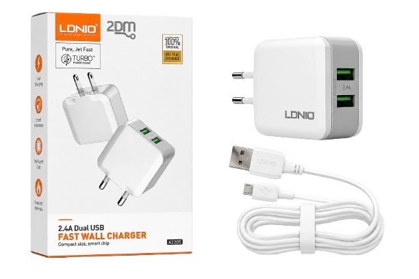 ITEM ACCESORIOS CARGADOR CARGADOR LDNIO V8 LIA-LN-04       V8 P769
