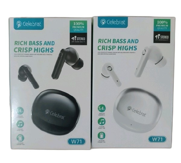 ITEM ACCESORIOS AURICULAR CELEBRAT W71       AUDÍFONO BLUETOOTH P770