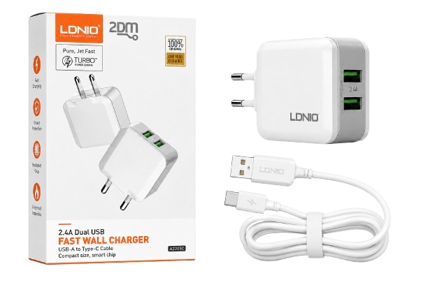 ITEM ACCESORIOS CARGADOR CARGADOR LDNIO TC LIA-LN-06        P771