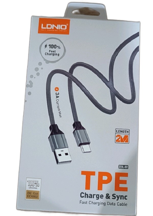 ITEM ACCESORIOS CABLE LDNIO USB-C 2M       ZCDL-001 P780
