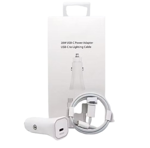 ITEM ACCESORIOS CARGADOR cargador vehiculas iphone 20w        P800