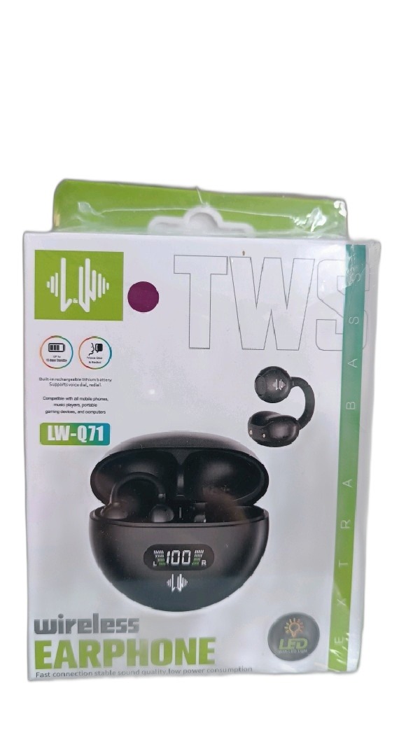 ITEM ACCESORIOS AURICULAR TWS LW- Q71       Audífono Bluetooth P595 P812