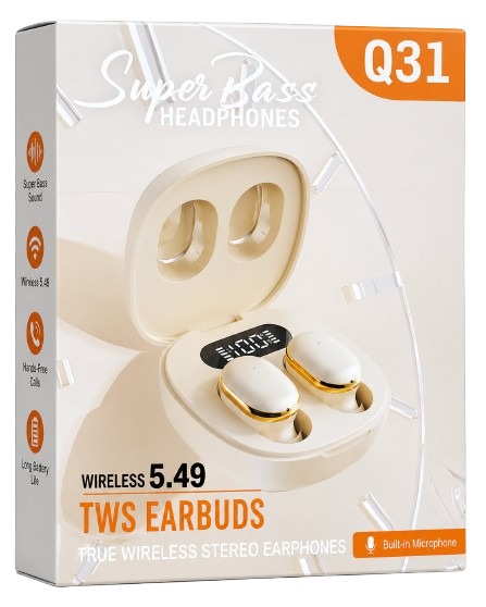 ITEM ACCESORIOS AURICULAR AUD BT TWS Q31        P862