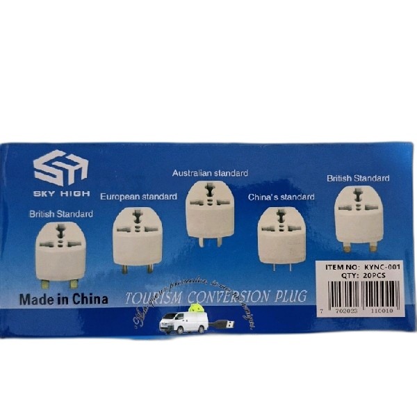 ITEM ACCESORIOS ADAPTADOR AD Europeo Trifásico SKY HIGH 7702023110010      KYNC-001 EUR P869